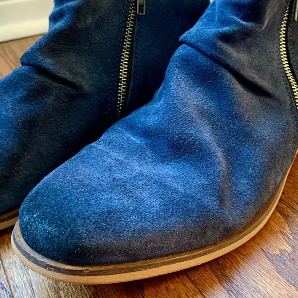 B2 blue suede boots size EU43 - Picture 14 of 16